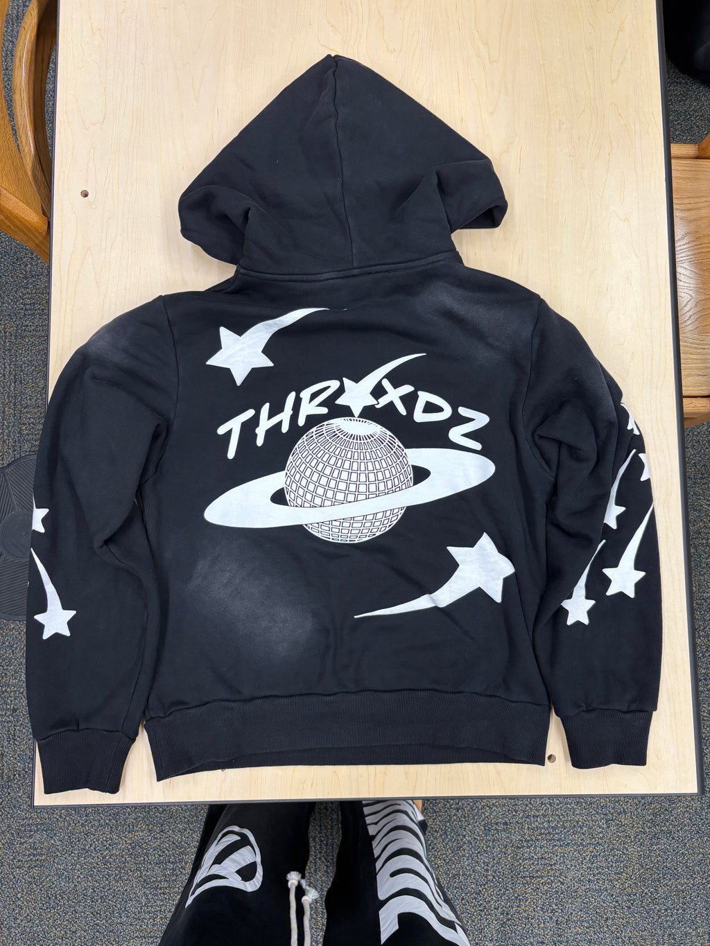 THRXXDZ WORLD HOODIE MODEL “WHITE”